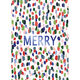 Colorful Specks Foil Folded Holiday Cards Image 6 of 11